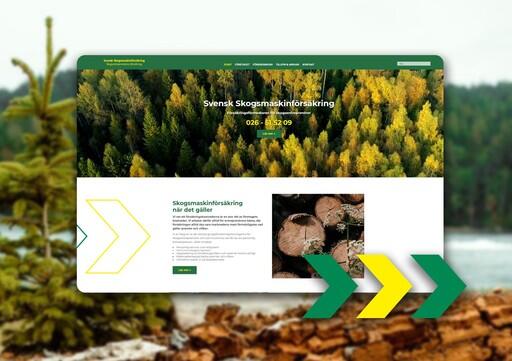 Svensk Skogsmaskinförsäkrings nya hemsida är skapad i Yodo CMS.